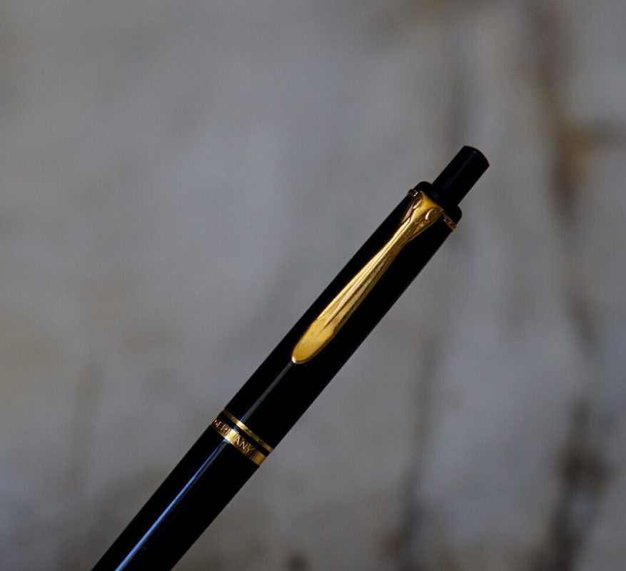 Parker Duofold Porte-mines Prestige – Résine Noire Et Plume Or 18 Carats, Collector