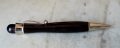 STYLO BILLE JEAN-PIERRE LEPINE EN RESINE MARRON MARBREE & CHROME – Image 2