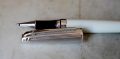 STYLO ROLLER CARAN D'ACHE LEMAN LAQUE BLANCHE CAPUCHON CHROME GODRONS – Image 2
