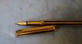 STYLO PLUME CARAN D'ACHE LAQUE BRUNE LIGNEE & PL. OR - PLUME OR MASSIF 18 CARATS – Image 2