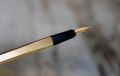 STYLO PLUME DUNHILL DRESS PL. OR LIGNES - PLUME EN OR MASSIF 14 CARATS – Image 2