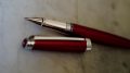STYLO ROLLER CARAN D'ACHE LEMAN LAQUE ROUGE CARMIN - FINITION GUILLOCHEE RHODIUM – Image 2