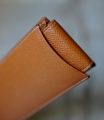 ETUI A STYLOS GRAF VON FABER-CASTEL EN CUIR MARRON CLAIR - TROIS PLACES – Image 2