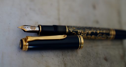 STYLO PLUME PELIKAN CONCERTO EDITION LIMITEE 2000 EX - PLUME OR MASSIF 18 CARATS