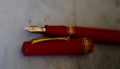 STYLO PLUME OMAS PARAGON TRAVELLER EN RESINE ROUGE - PLUME OR 18 CARATS – Image 2