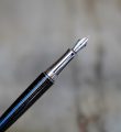 STYLO PLUME CARAN D'ACHE LEMAN GRAND BRUN LAQUE GUILLOCHEE- PLUME OR MASSIF 18 CARATS – Image 2