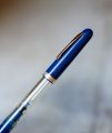 STYLO PLUME A POMPE OMAS EXTRA DEMONTRATOR BLEU - PLUME MOYENNE – Image 2