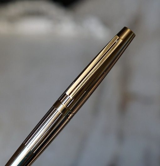 Stylo plume S.T Dupont Ellipsis lignes arrêtées - plume en or 18 carats