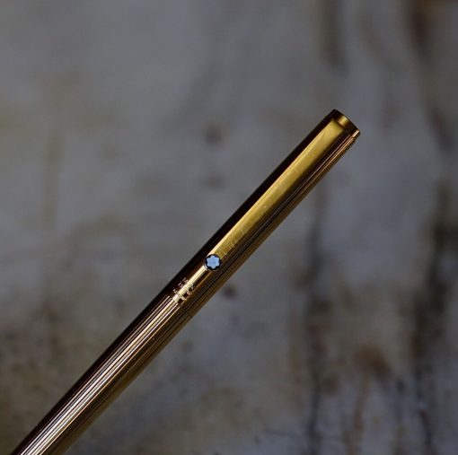 Stylo plume Montblanc noblesse PL.OR finition lignée - plume en or