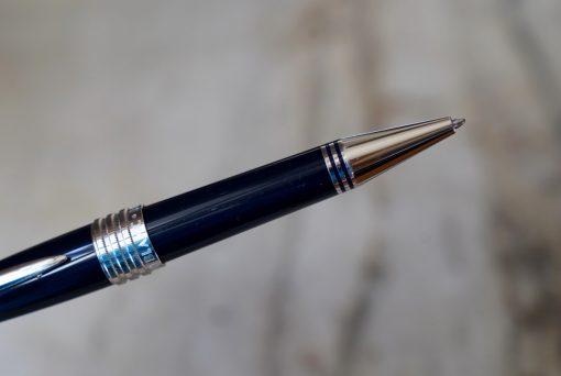 MAGNIFIQUE STYLO BILLE MONTBLANC JOHN F. KENNEDY BLEU NUIT EDITION SPECIALE + BOITE - RARE VERSION