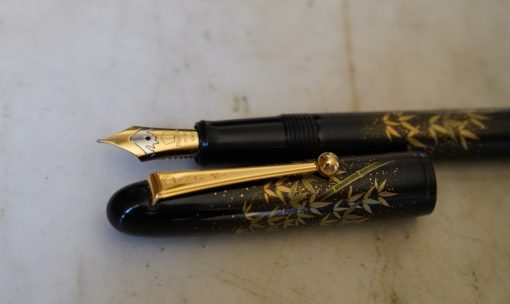 STYLO PLUME NAMIKI YUKARI A DECOR DE BAMBOUS - EDITION LIMITEE - PLUME OR MASSIF 18 CARATS