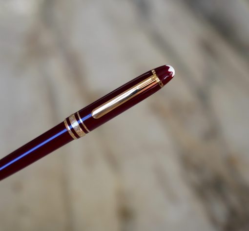 CHARMANT STYLO PORTE-MINES MONTBLANC MEISTERSTÜCK MOZART EN RESINE BORDEAUX 11CM