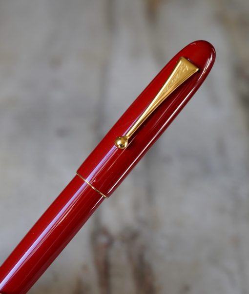 STYLO PLUME NAMIKI YUKARI ROYALE LAQUE VERMILLON - PLUME EN OR MASSIF 18 CARATS - FINE + BOITE