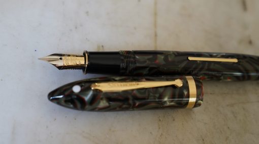 STYLO PLUME SHEAFFER BALANCE A LEVIER - ED. LIMITEE 6,000 EX. - PLUME OR MASSIF 18 CARATS