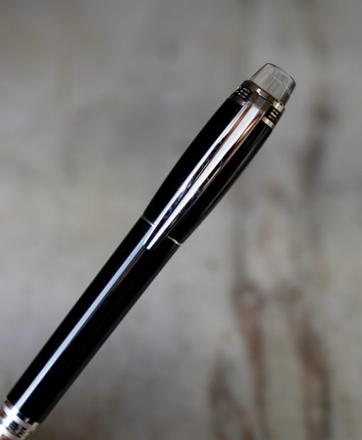 STYLO PLUME MONTBLANC STARWALKER EXTREME RESINE NOIRE PLATINUM - PLUME OR MASSSIF 14 CARATS