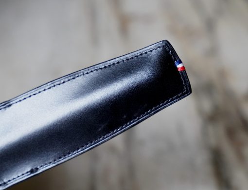 ETUI A STYLOS S.T. DUPONT D - LINE EN CUIR NOIR - MODELE UNE PLACE