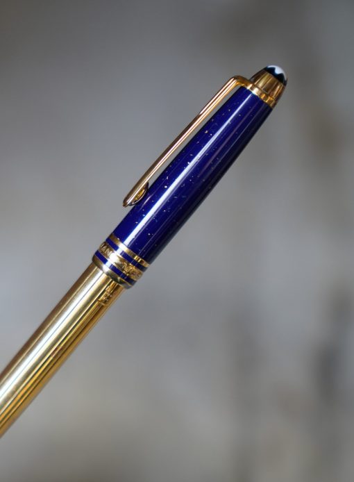 STYLO ROLLER MONTBLANC MEISTERSTÜCK RAMSES - VERMEIL 925 LAPIS LAZULI