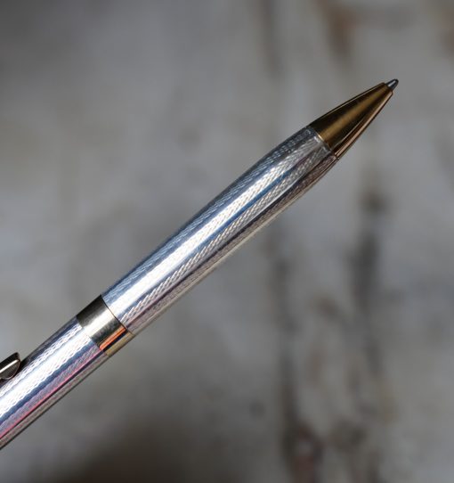 STYLO BILLE SHEAFFER LEGACY HERITAGE ARGENT MASSIF 925 & PL. OR 18 CARATS