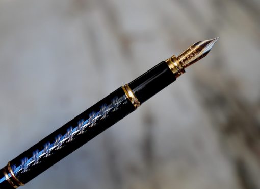 STYLO PLUME WATERMAN MAN 100 OPERA RESINE NOIRE - PLUME EN OR MASSIF 18 CARATS