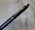 STYLO BILLE SHEAFFER BALANCE EN RESINE NOIRE & PL. OR 18 CARATS – Image 2