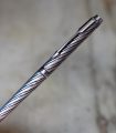 STYLO ROLLER PARKER 180 EN METAL PL. ARGENT FINITION TORSADEE – Image 2