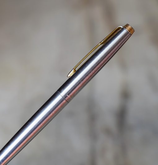 STYLO PLUME PARKER 35 FLIGHTER - PLUME EN OR MASSIF 18 CARATS - RARE VERSION