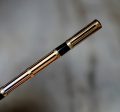 STYLO ROLLER WATERMAN NIGHT & DAY EN VERMEIL 925 & RESINE NOIRE LIGNEE - RARE VERSION – Image 2