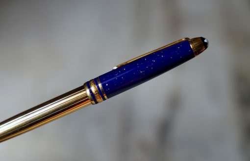 STYLO PLUME MONTBLANC MEISTERSTÜCK RAMSES VERMEIL 925 - PLUME OR MASSIF 18 CARATS - RARE