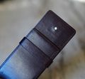 ETUI A STYLOS MONTBLANC SIENA EN CUIR BORDEAUX - MODELE TROIS PLACES – Image 2
