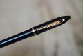 STYLO ROLLER SHEAFFER BALANCE EN RESINE NOIRE & PL. OR 18 CARATS – Image 2