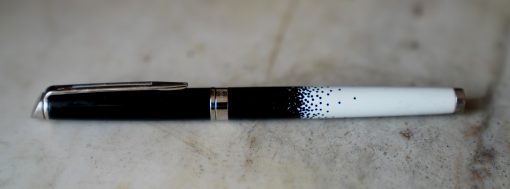 STYLO ROLLER WATERMAN HEMISPHERE LAQUE COQUILLE D'OEUF & CHROME - RARE VERSION