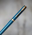 STYLO PLUME PARKER PREMIER LAQUE VERTE POUSSIERE D'OR - PLUME EN OR MASSIF18 CARATS - RARE VERSION – Image 2