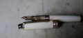 STYLO PLUME MONTBLANC TRIBUTE TO THE MONTBLANC LAQUE BLANCHE PLATINUM _ PLUME OR MASSIF 18 CARATS – Image 2