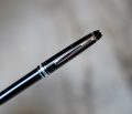 STYLO BILLE MONTBLANC MEISTERSTÜCK RESINE NOIRE - FINITION PLATINUM – Image 2
