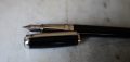STYLO PLUME S.T. DUPONT ELYSEE LAQUE NOIRE PLATINUM - PLUME OR MASSIF 14 CARATS – Image 2