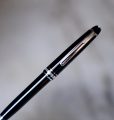 STYLO PORTE-MINES MONTBLANC MEISTERSTÜCK RESINE NOIRE- FINITION PLATINUM – Image 2