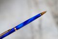 STYLO BILLE WATERMAN PREFACE EN LAQUE BLEUE LAPIS LAZULI & PL. OR 18 CARATS – Image 2