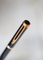 STYLO ROLLER WATERMAN GENTLEMAN EN LAQUE NOIRE & PL. OR 18 CARATS – Image 2