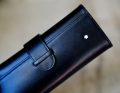 ETUI A STYLOS MONTBLANC TRAVELLER 147 EN CUIR NOIR – Image 2