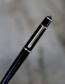 STYLO PORTE-MINES CARTIER DIABOLO RESINE NOIRE PLATINUM - PIERRE BLEUE – Image 2