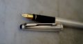 STYLO PLUME PARKER 75 ARGENT MASSIF VENDÔME GROSSES COTES- PLUME EN OR MASSIF 18 CARATS – Image 2