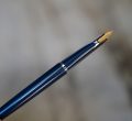 STYLO PLUME WATERMAN CF DOUE GRIS BLEU & CHROME - PLUME OR MASSIF 18 CARATS – Image 2