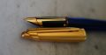 STYLO PLUME WATERMAN EDSON BLEU & OR - PLUME EN OR MASSIF 18 CARATS – Image 2