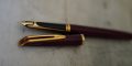 STYLO PLUME WATERMAN CF LAQUE ROUGE - PLUME EN OR MASSIF 18 CARATS- RARE VERSION – Image 2