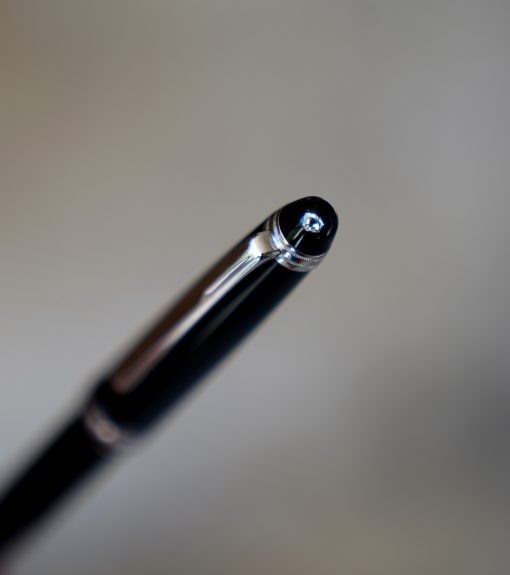 STYLO BILLE MONTBLANC MEISTERSTÜCK FINITION PLATINUM DIAMOND - RARE VERSION