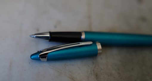 STYLO BILLE WATERMAN ICI & LA - LAQUE TURQUOISE FINITION MAT & CHROME