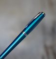 STYLO ROLLER PARKER EN LAQUE VERTE & CHROME - FINITION METALLISEE – Image 2