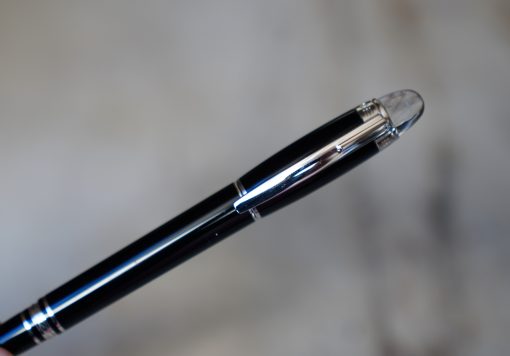 STYLO PLUME MONTBLANC STARWALKER NOIR FINITION PLATINUM - PLUME OR MASSIF 14 CTS
