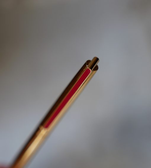 STYLO BILLE WATERMAN DIRECTEUR GENERAL PL. OR BANDE LAQUE ROUGE