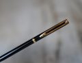 STYLO BILLE WATERMAN GENTLEMAN EN LAQUE NOIRE & PL. OR 18 CARATS – Image 2
